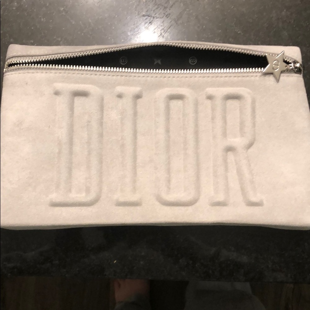 Dior makeup bag